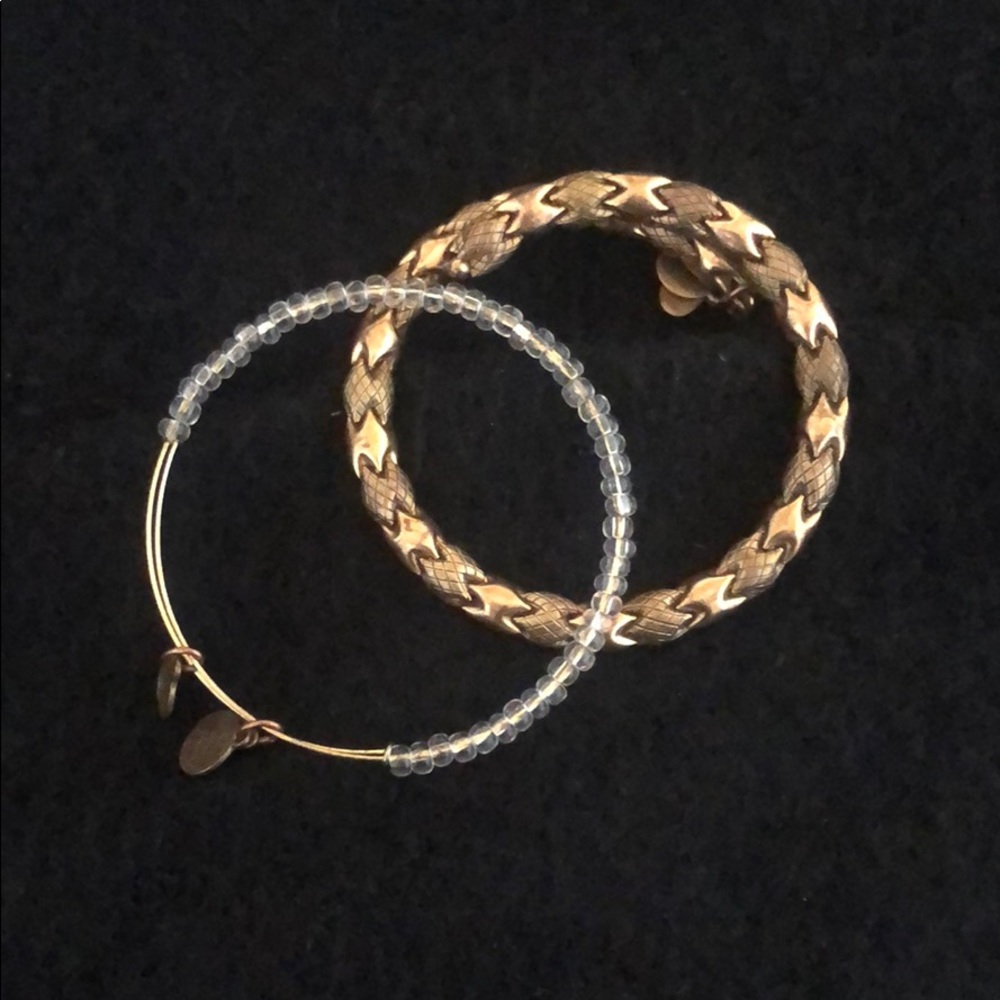 Set of 2 Alex and Ani bracelets.